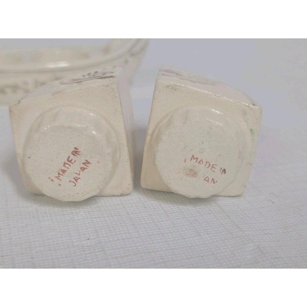 Vintage Salt And Pepper Shakers Ganglion Boat 3 Piece Set Biloxi Mississippi - Picture 4 of 6